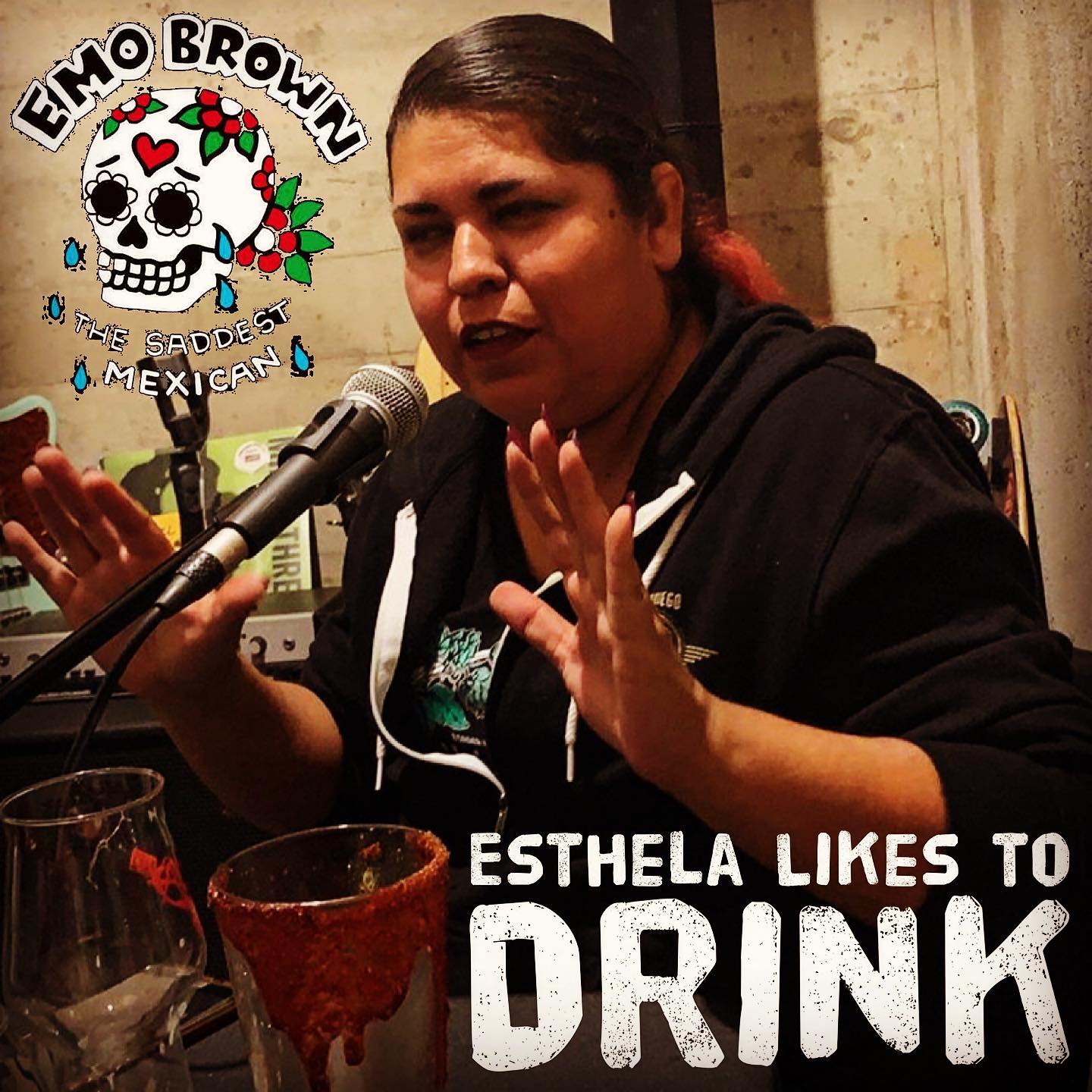 Esthela Likes to Drink